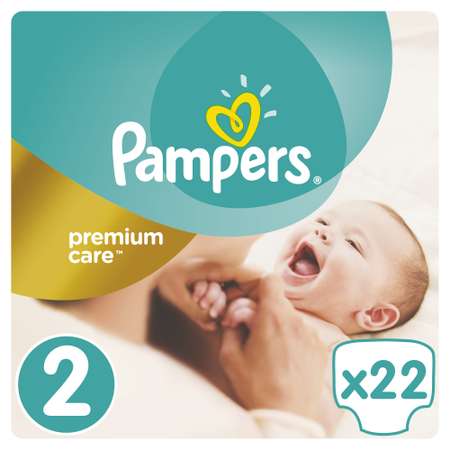 Подгузники Pampers Premium Care 22 шт. 2 3-6 кг