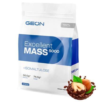 Гейнер Geon Экселент МАСС 5000 2.72 кг Лесной орех+шоколад