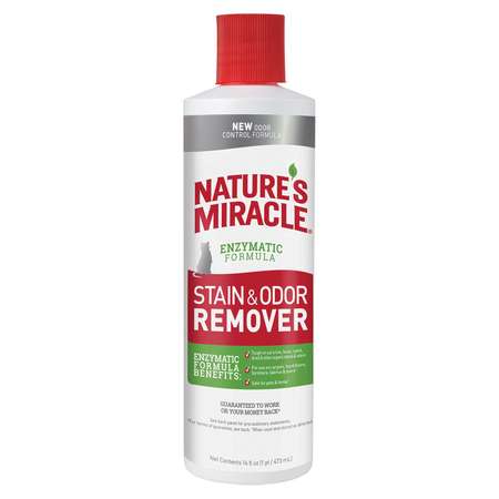 Уничтожитель пятен и запахов Natures Miracle JFC для кошек S and O Remover универсальный 473мл