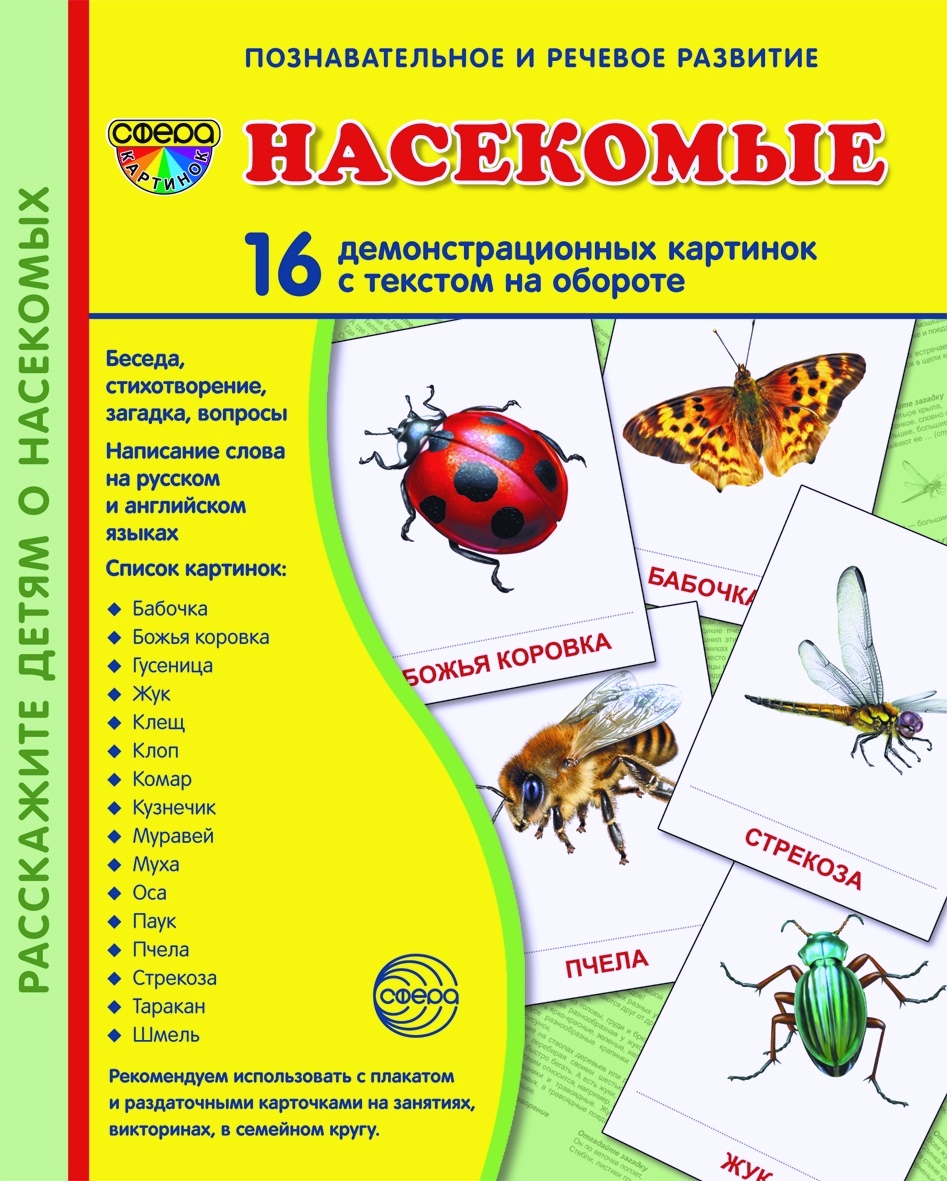 Демонстрационные картинки ТЦ Сфера Насекомые - фото 1