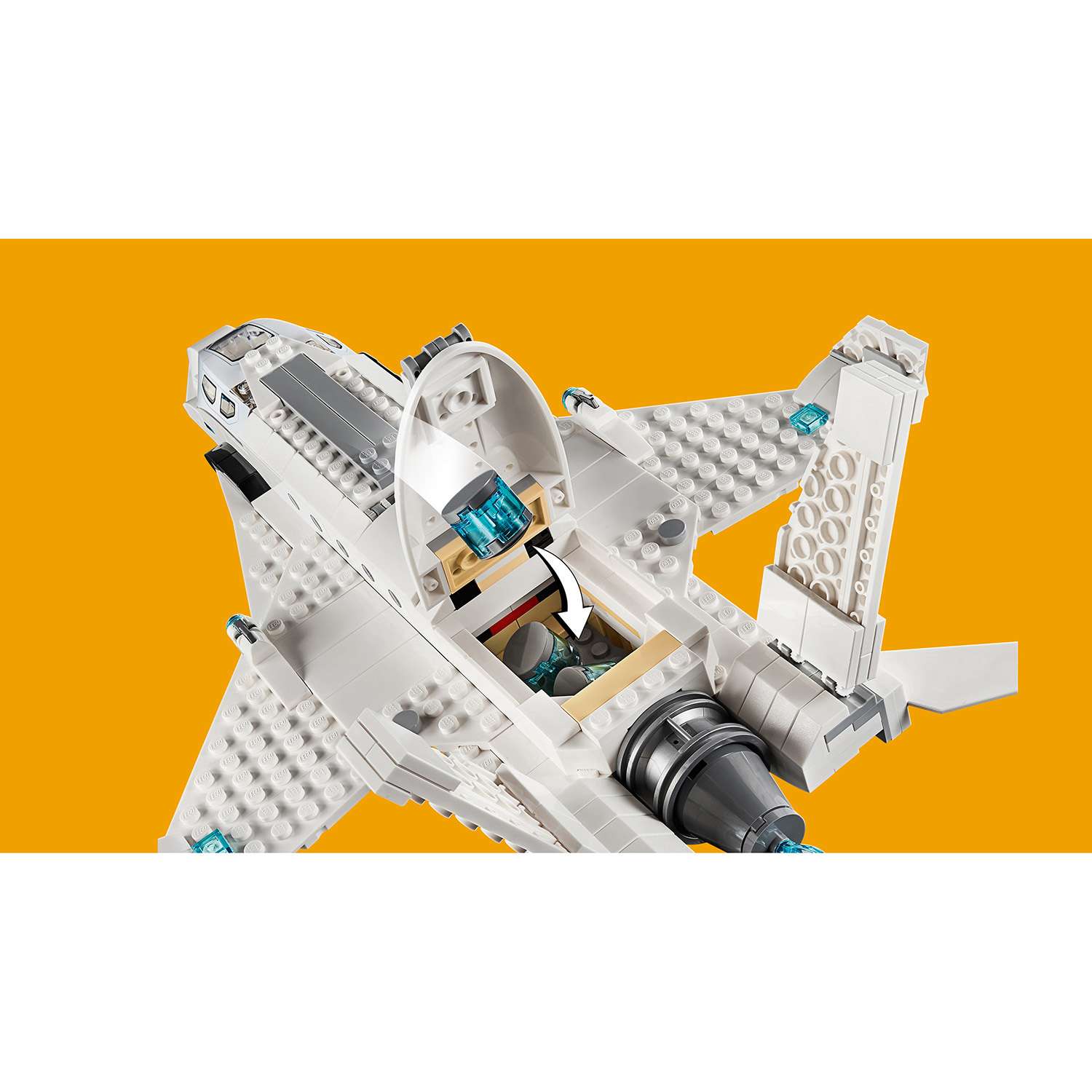 Конструктор LEGO Marvel Super Heroes Реактивный самолёт Старка и атака дрона 76130 - фото 10