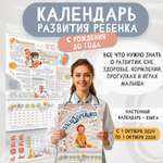 Календарь-книга Календаришка от 0 до 12 месяцев жизни ребенка