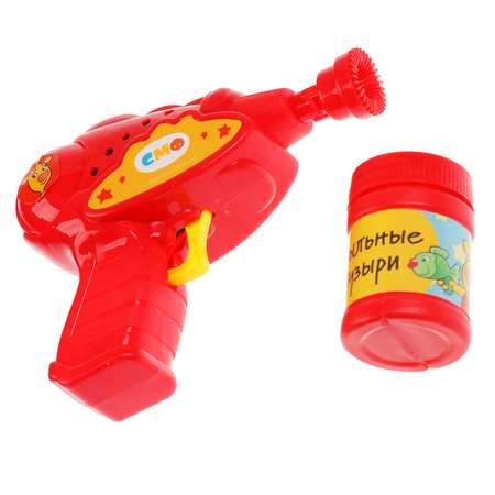 Пистолет для мыльных пузырей Играем Вместе Оранжевая корова 301566