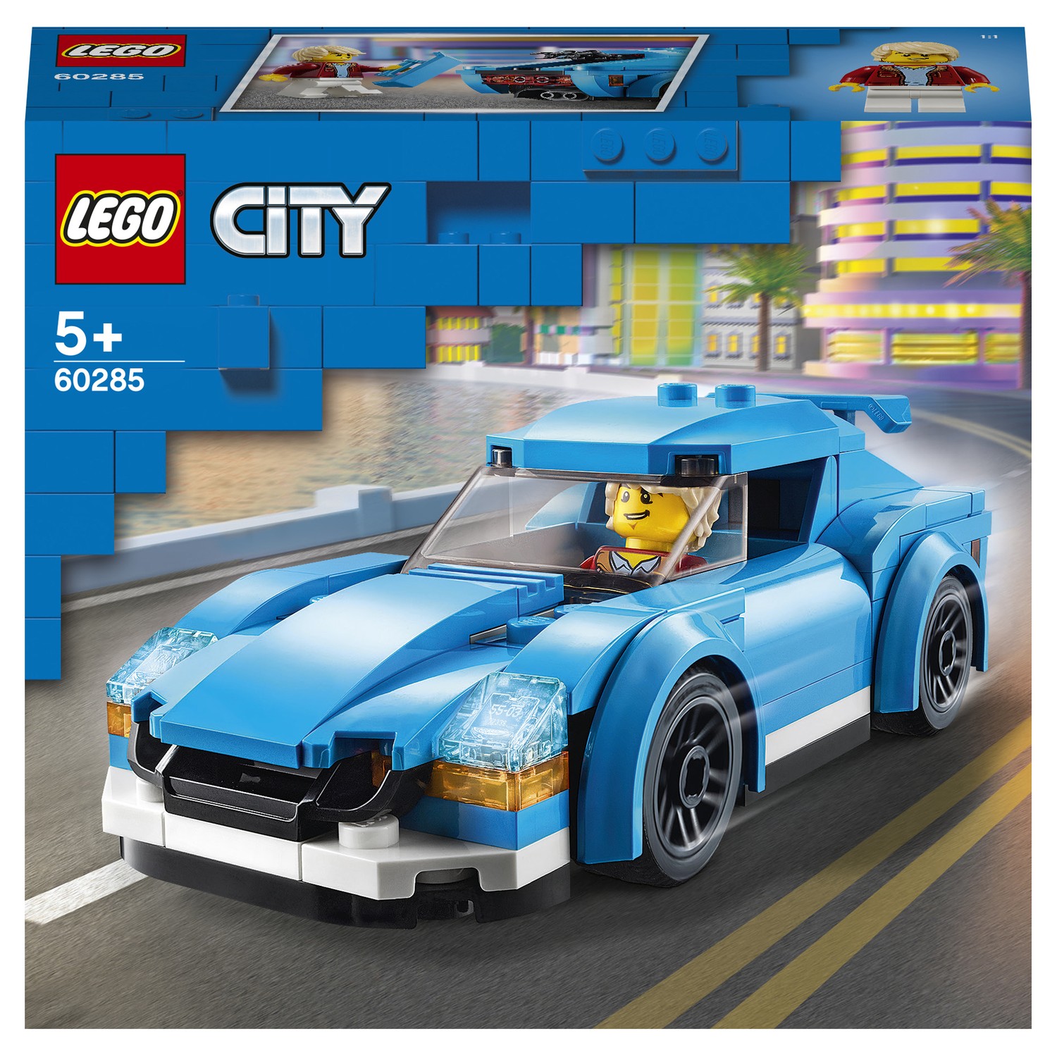 Конструктор LEGO City Great Vehicles Спортивный автомобиль 60285 купить по  цене 99 ₽ в интернет-магазине Детский мир