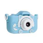 Фотоаппарат Uniglodis детский цифровой Cute Kitty голубой