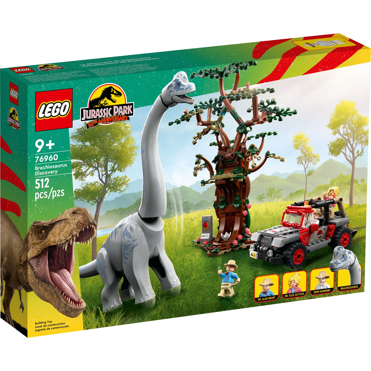 Конструктор LEGO Jurassic World Brachiosaurus Discovery 76960 купить по  цене 9269 ₽ в интернет-магазине Детский мир