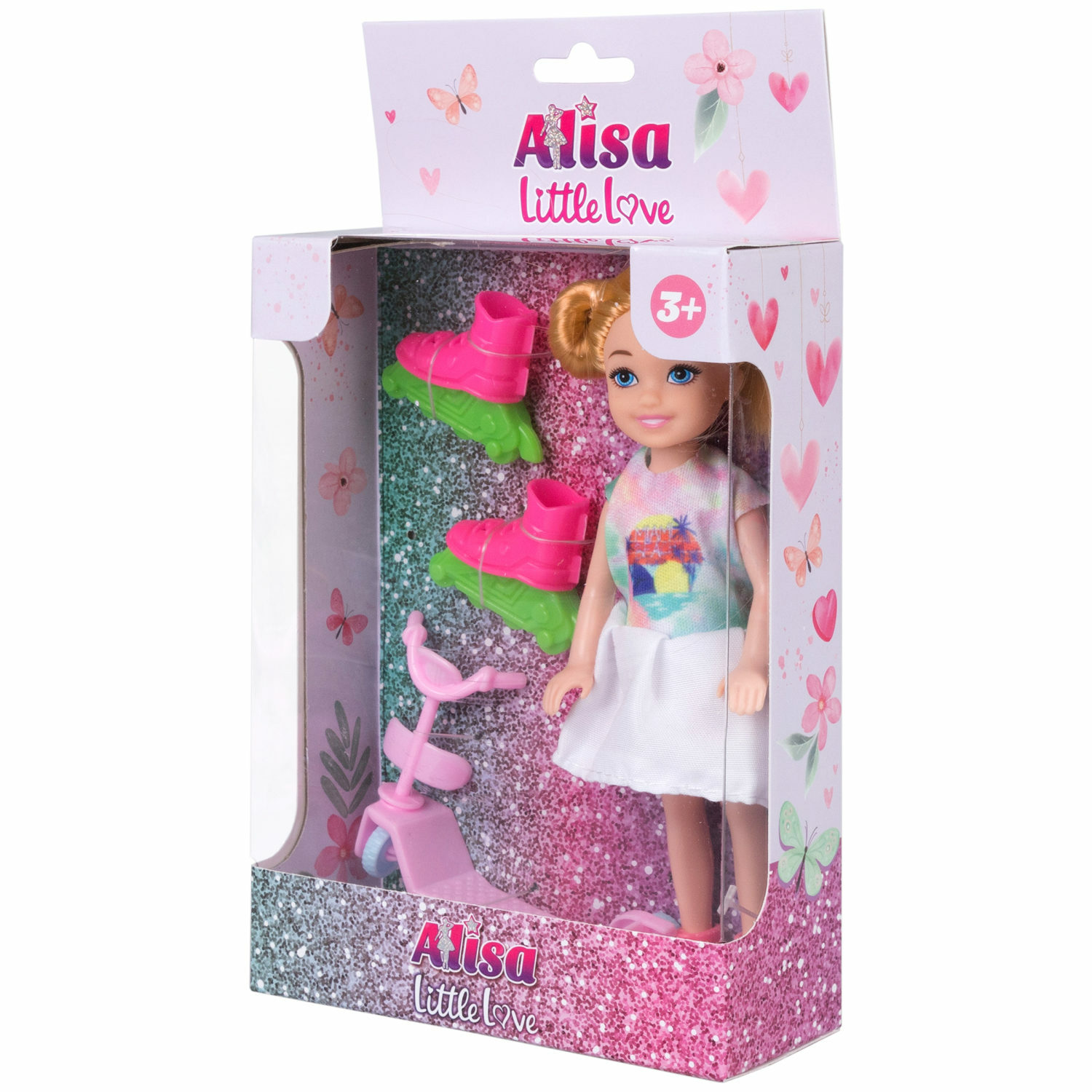 Кукла детская 1TOY Alisa Little Love блондинка мини 14 см Т24371 - фото 6