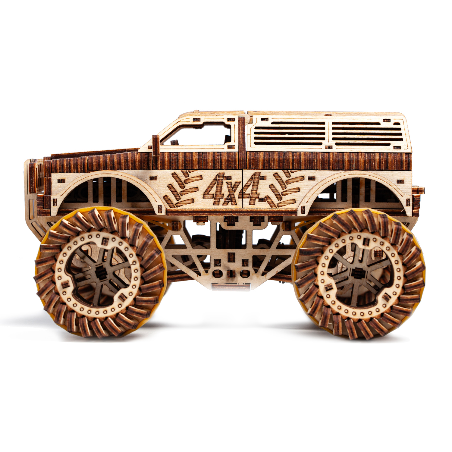 Механическая сборная модель DROVO Джип БигФут 4x4 - фото 18