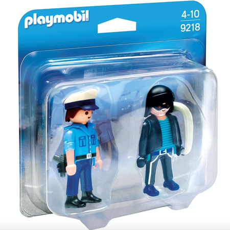 Набор фигурок Playmobil Полицейский и грабитель