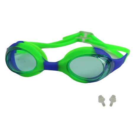 Очки для плавания Elous YG-1300 зеленовато-синий