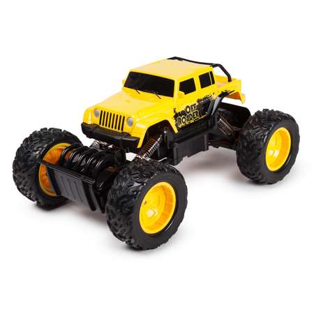 Машинка р/у Rastar ROCK CRAWLER ACTION 1:18 желтая