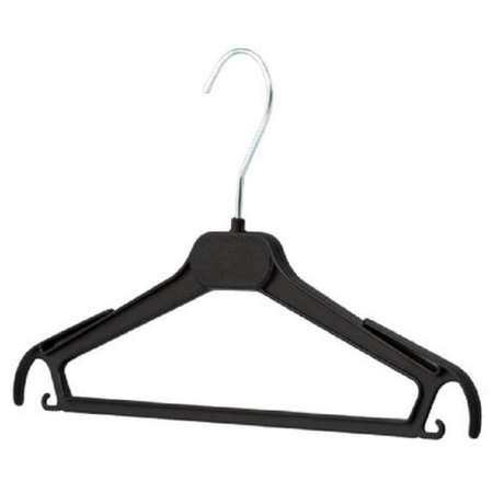Вешалка-плечики Attache для легкой одежды пластик черный 310 мм размер 42-44 10 штук