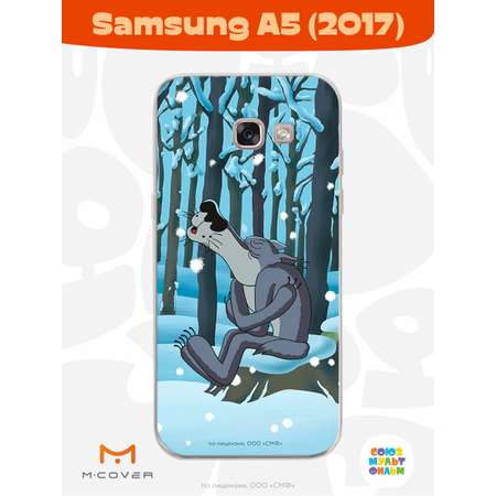 Силиконовый чехол Mcover для смартфона Samsung A5 (2017) Союзмультфильм Голодная зима