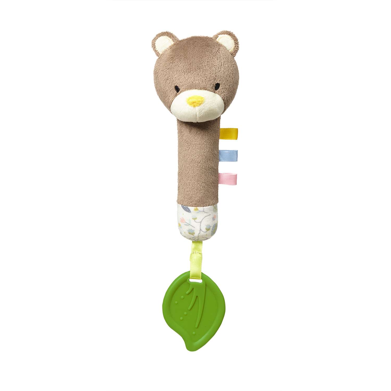Игрушка-пищалка Babyono с прорезывателем Мишка Teddy Арт.1431 - фото 1
