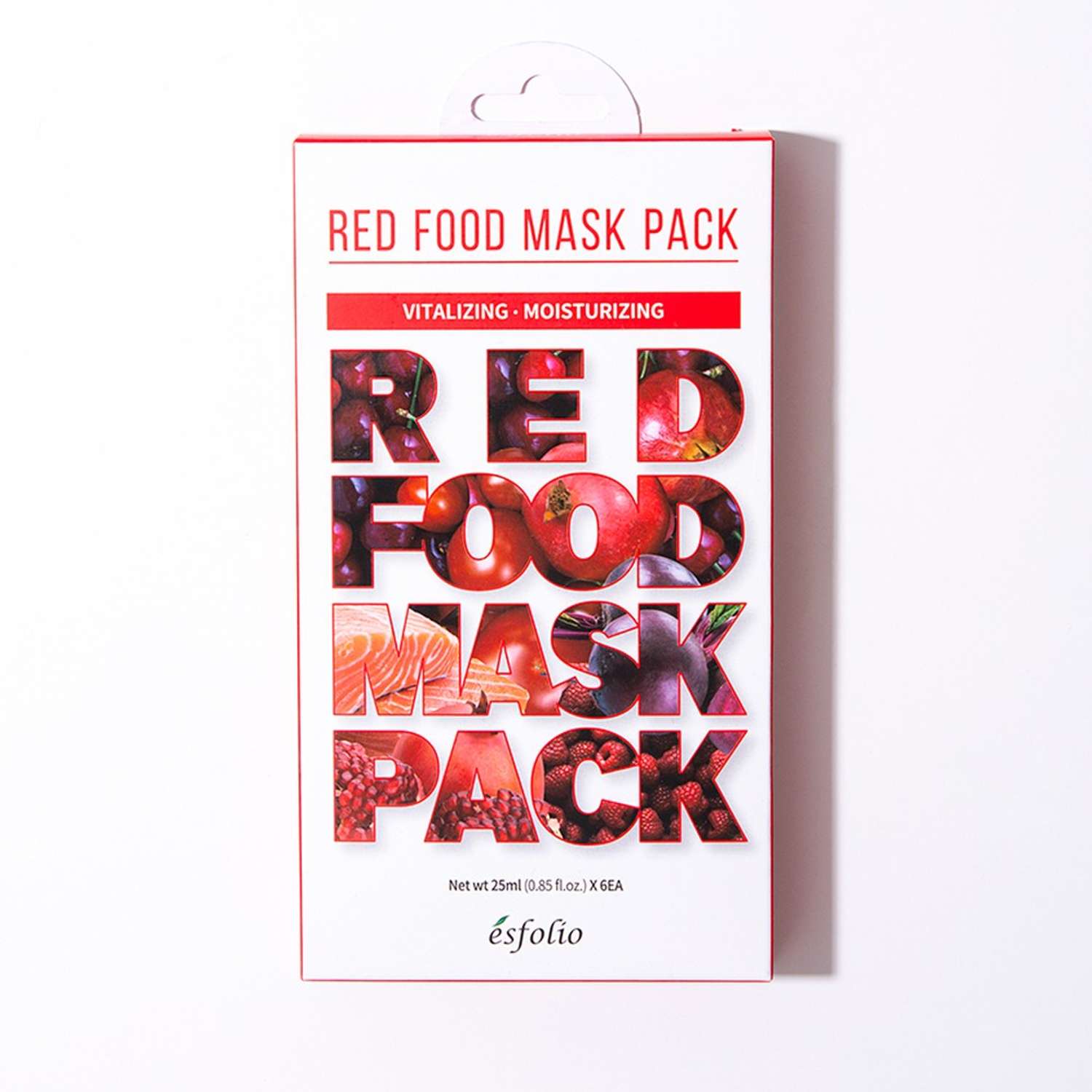 Набор масок для лица Esfolio Red food 6 шт. - фото 5