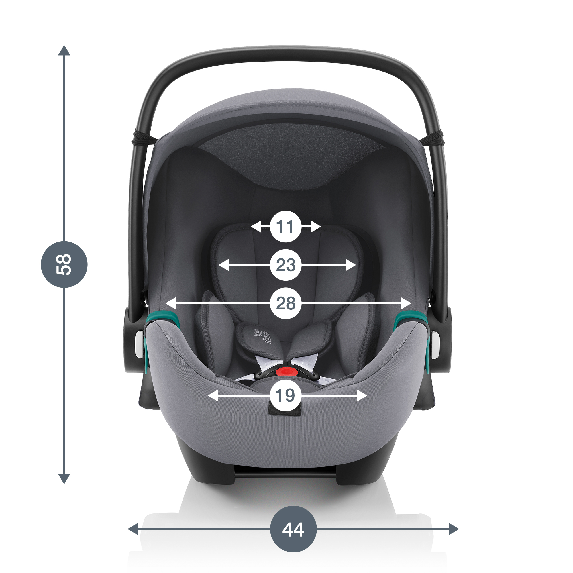 Автокресло Britax Roemer BABY-SAFE 3 i-SIZE Frost Grey - фото 11