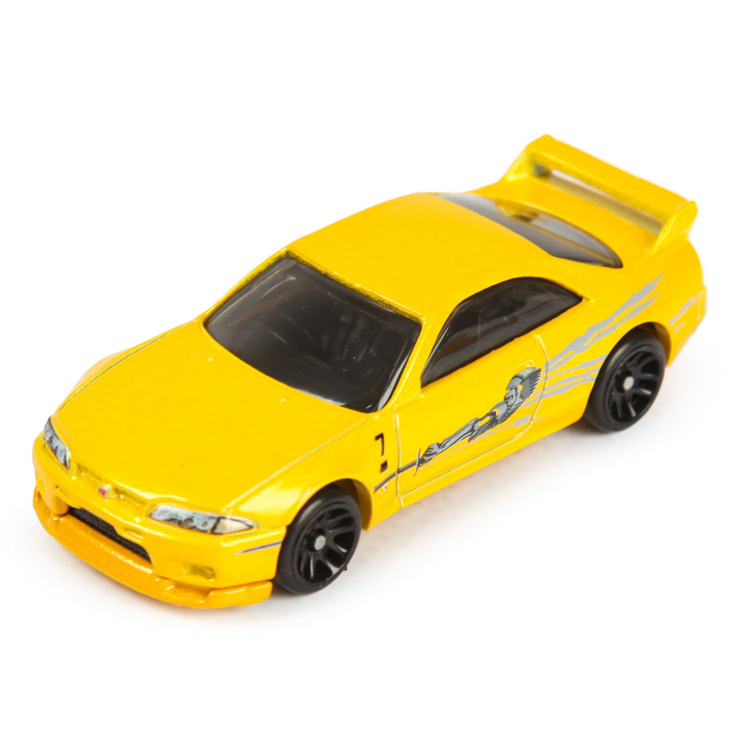 Автомобиль Hot Wheels Fast and Furious 1:64 желтый HNR88 - фото 1