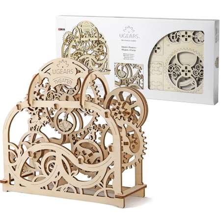 Сборная деревянная модель UGEARS Театр 3D-пазл механический конструктор 3D-пазл механический конструктор