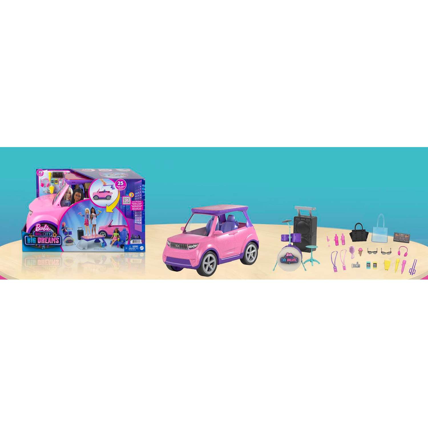 Набор игровой Barbie Большой город Большие мечты Транспортное средство GYJ25 GYJ25 - фото 12