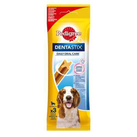 Лакомство для собак Pedigree Dentastix 77г