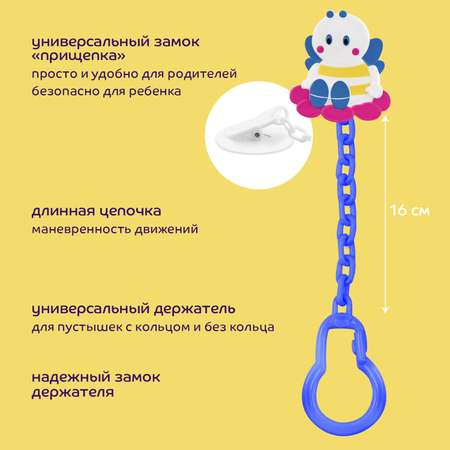 Клипса для пустышки Lubby