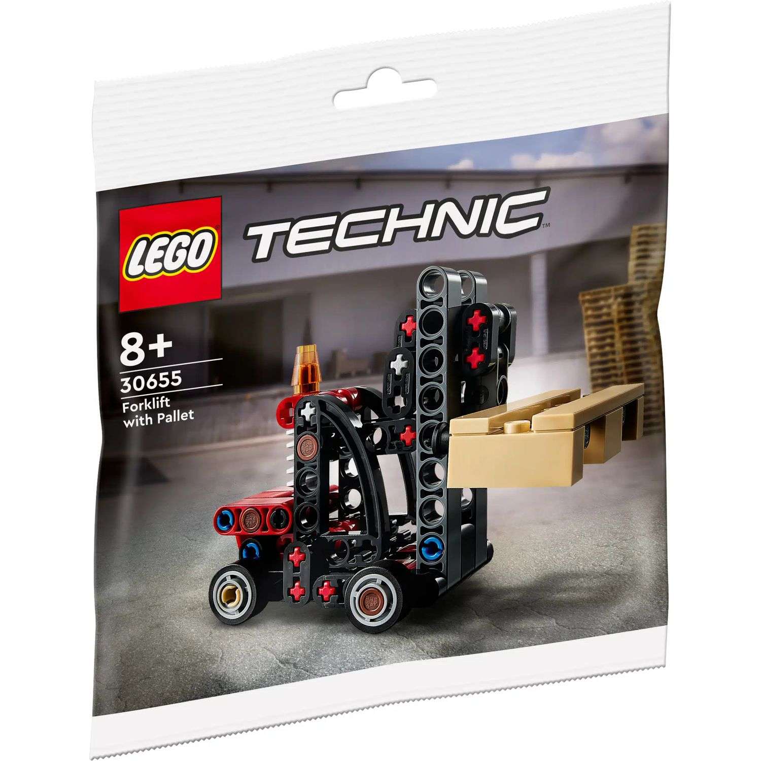 Конструктор LEGO Technic Forklift with Pallet 30655 - фото 1
