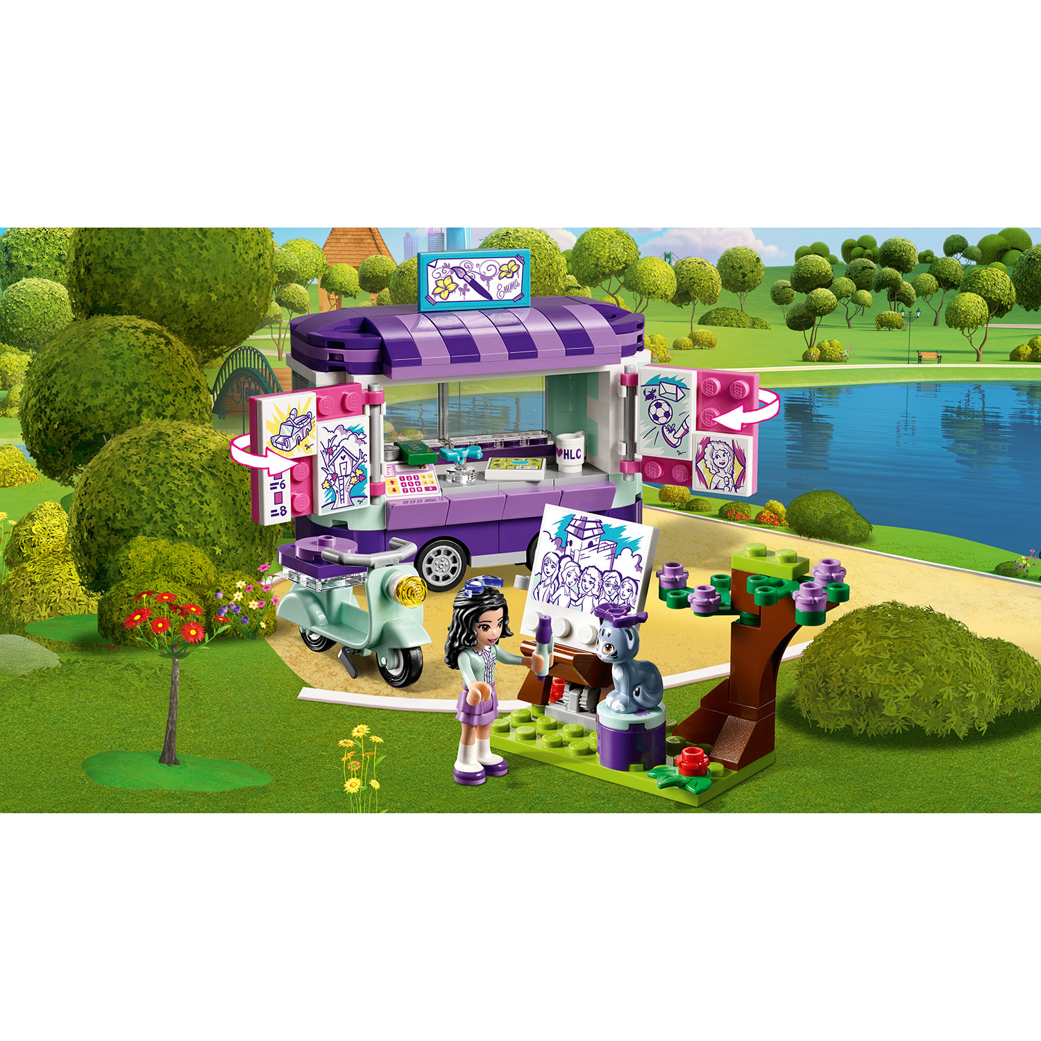 Конструктор LEGO Передвижная творческая мастерская Эммы LEGO Friends 41332 - фото 4