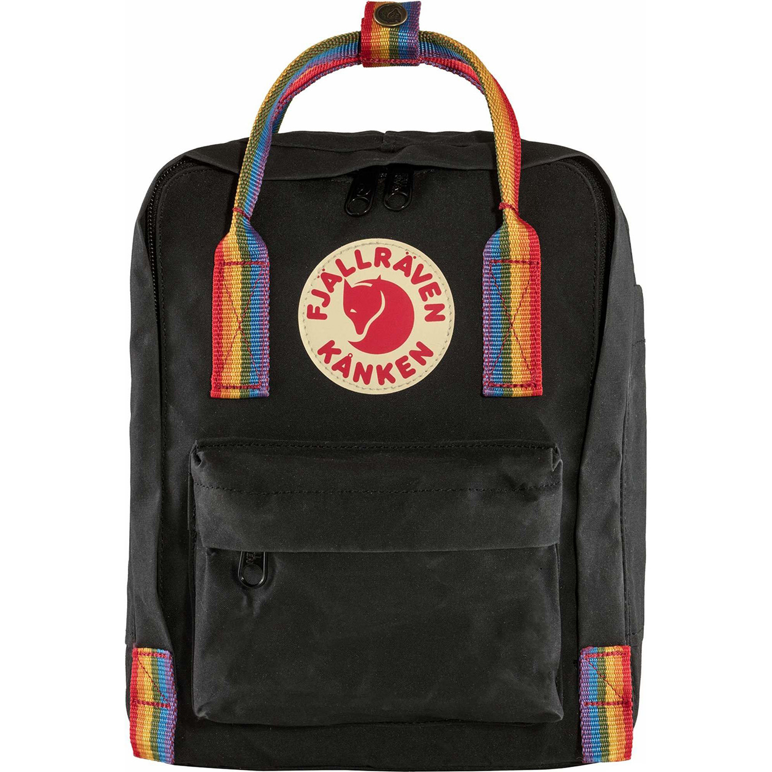 Рюкзак Fjallraven МП Rainbow Mini чёрный+радуга 7л - фото 1