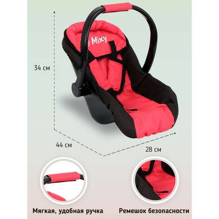 Коляска для кукол Buggy Boom набор 6 в 1 красный