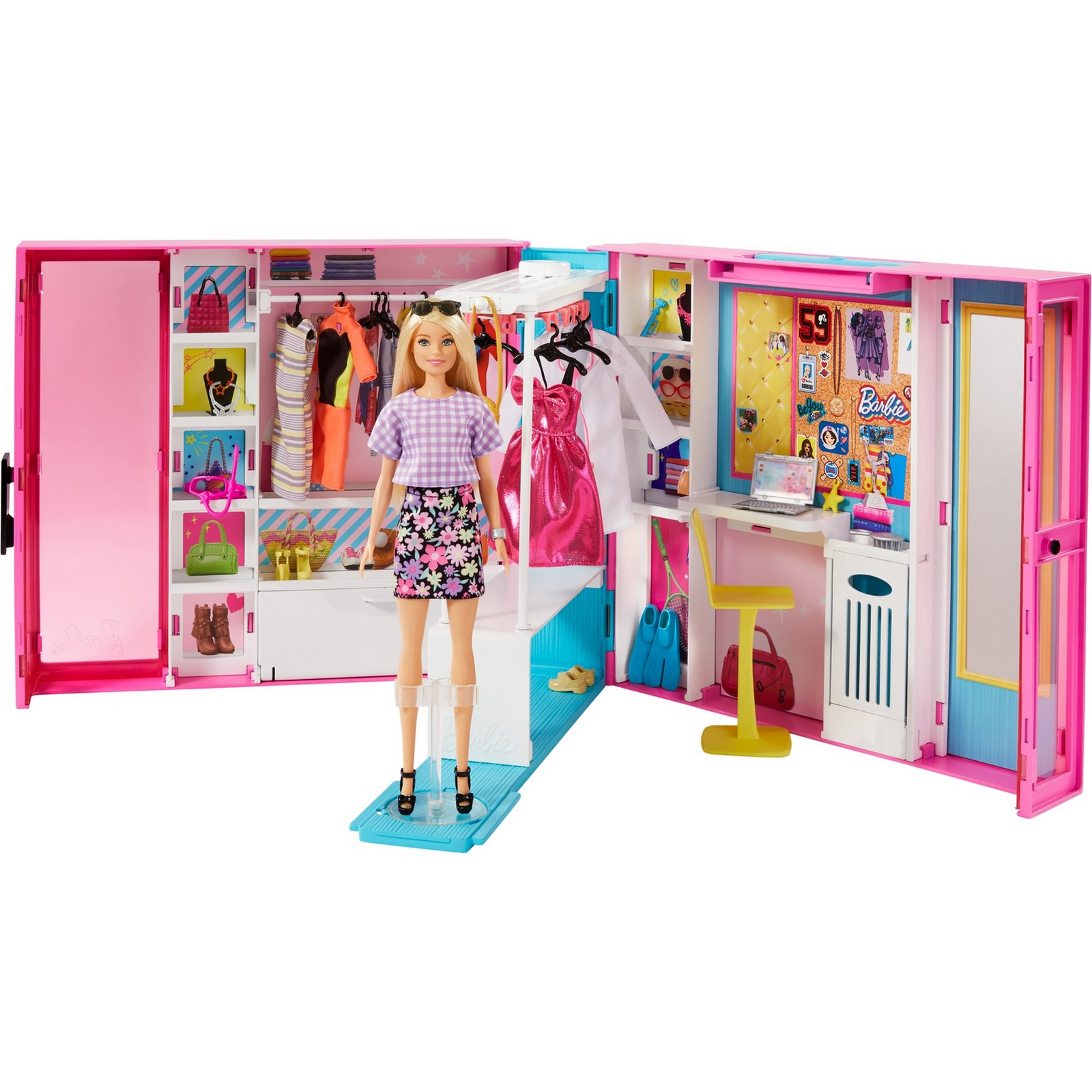 Набор игровой Barbie Игра с модой Гардероб мечты GBK10 купить по цене 3899  ₽ в интернет-магазине Детский мир