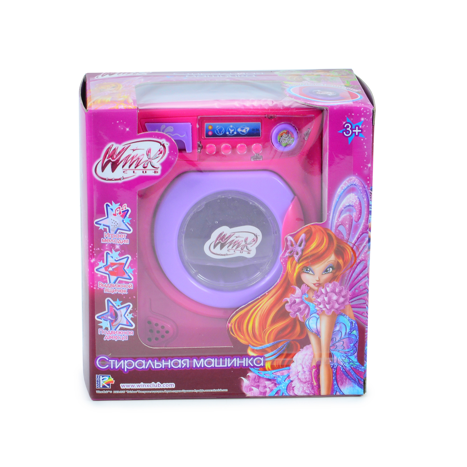 Стиральная машина Winx игровая со звуком - фото 4