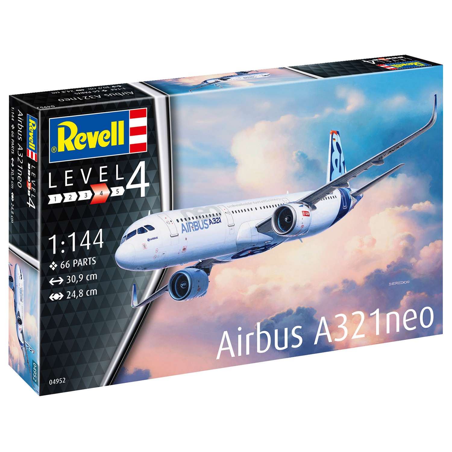 Сборная модель Revell Airbus A321 Neo 04952 - фото 4