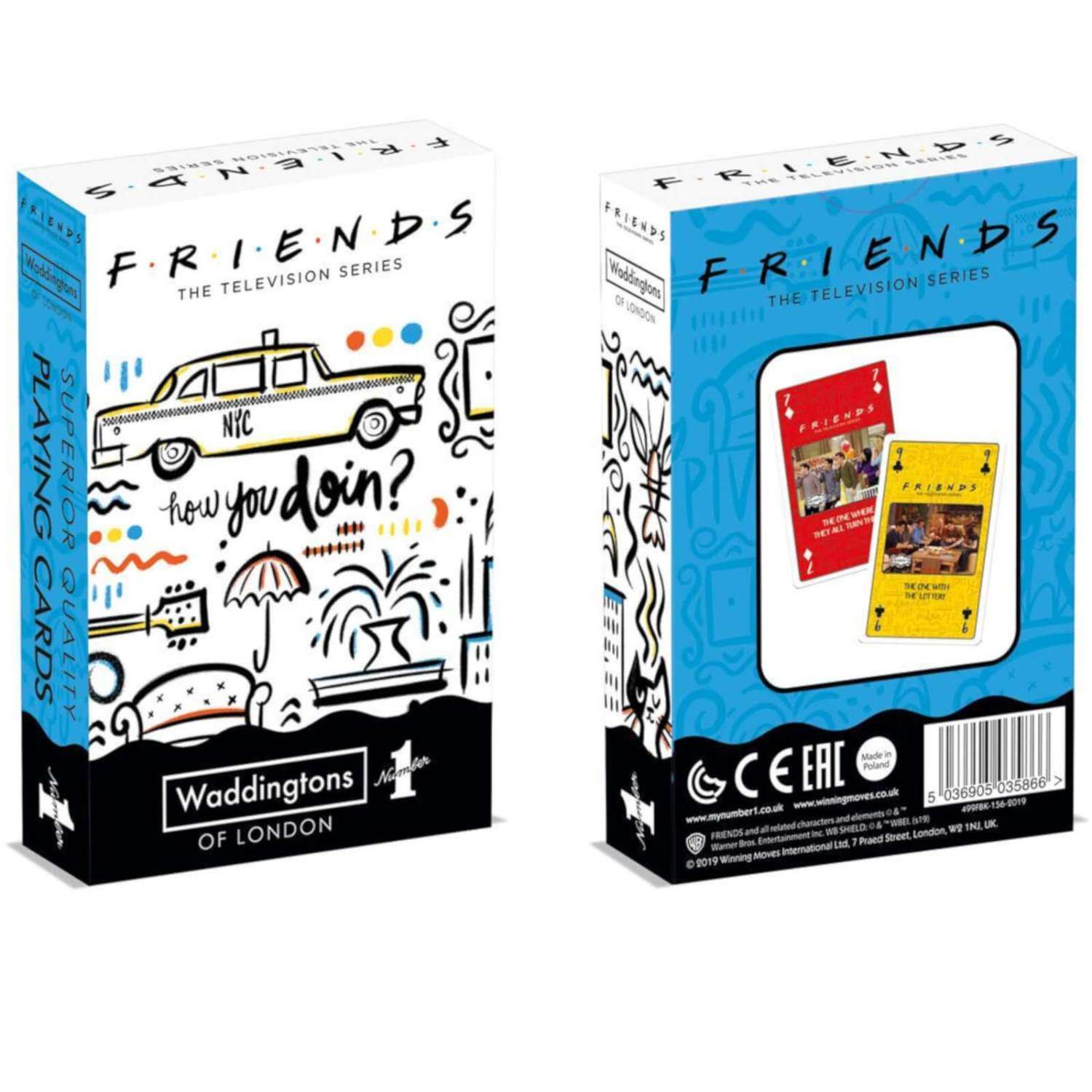 Игра настольная Winning Moves Карты игральные Friends Друзья - фото 2