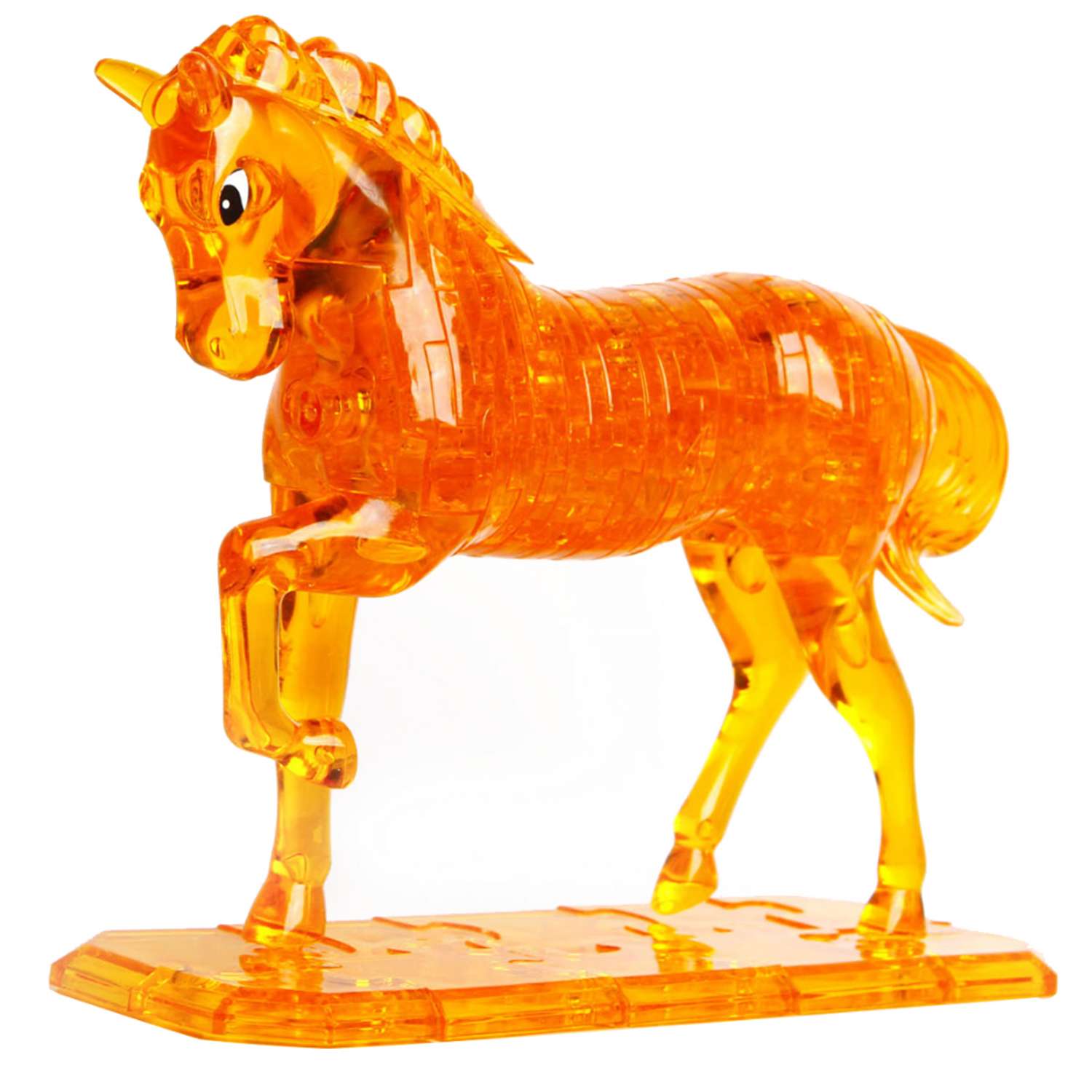 3D Пазл  Hobby Day Магический кристалл Лошадь XL желтая - фото 2