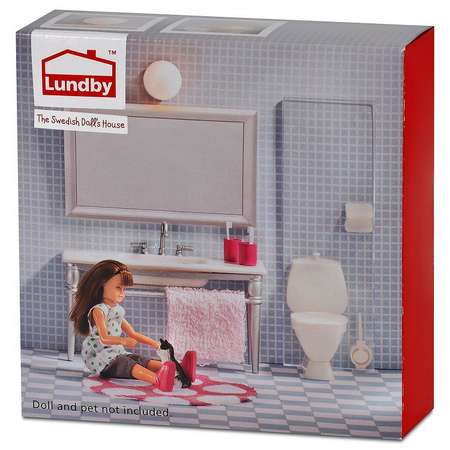 Мебель для домика Lundby смоланд Ванная 11предметов LB_60208700