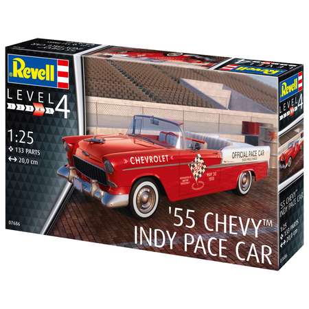 Сборная модель Revell Автомобиль 55 Chevy Indy Pace Car