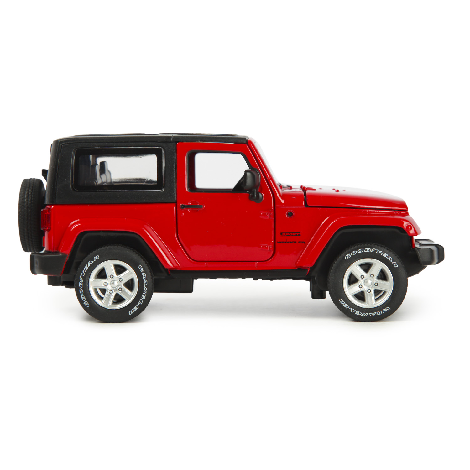 Автомобиль Mobicaro Jeep Jeep Wrangler 1:32 красный 68331 - фото 3