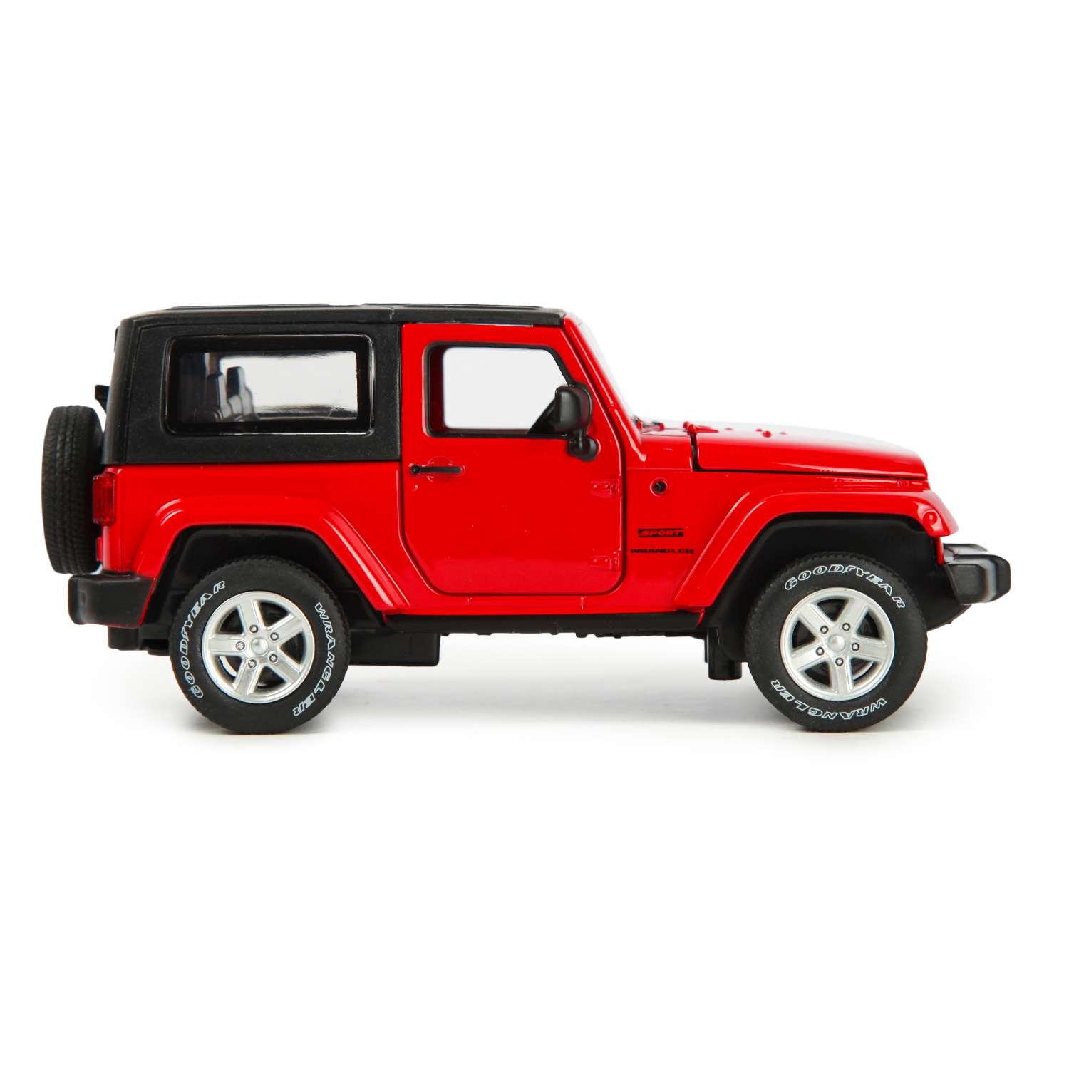 Машинка Mobicaro 1:32 Jeep Wrangler Красная 68331 68331 - фото 3