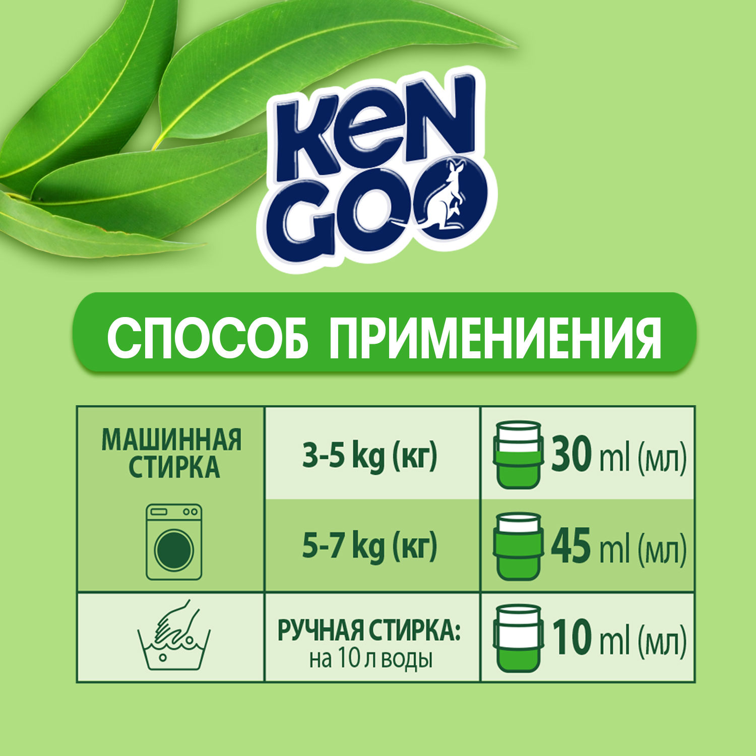 Кондиционер для белья Kengoo ЭКО Альпийская свежесть 1л - фото 2