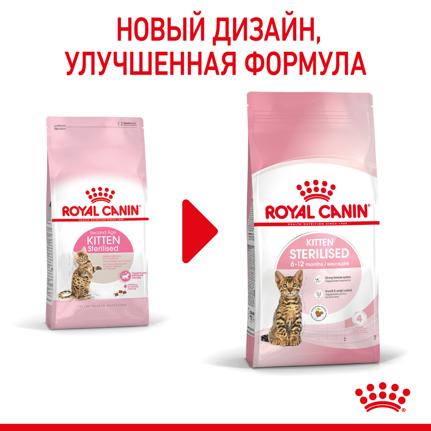 Корм сухой для котят ROYAL CANIN Sterilised 3.5кг стерилизованных - фото 2