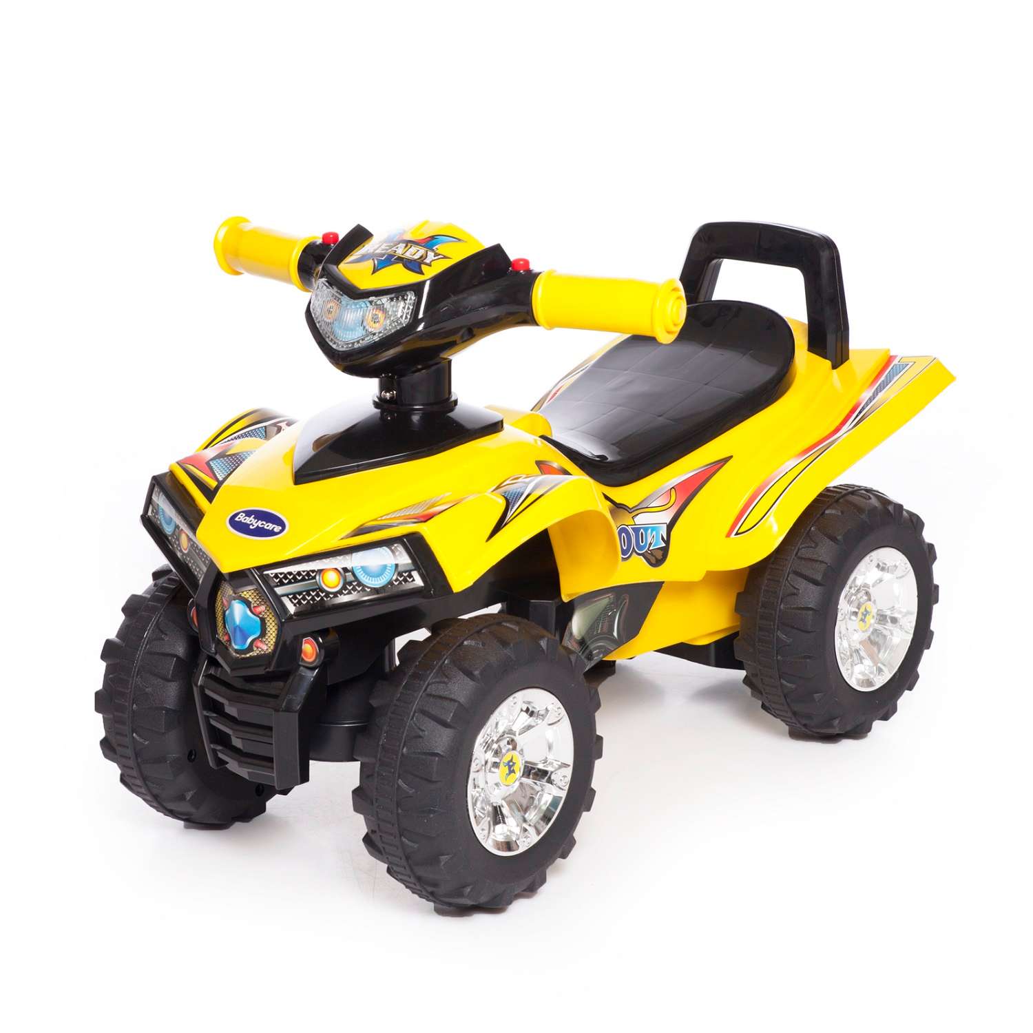 Каталка BabyCare Super ATV жёлтый - фото 1