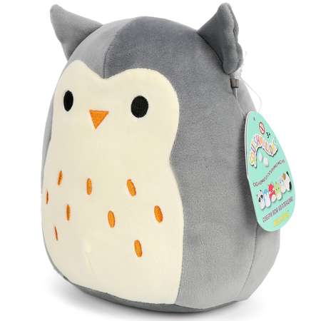 Игрушка мягкая Squishmallows сквиш антистресс Сова Хутти