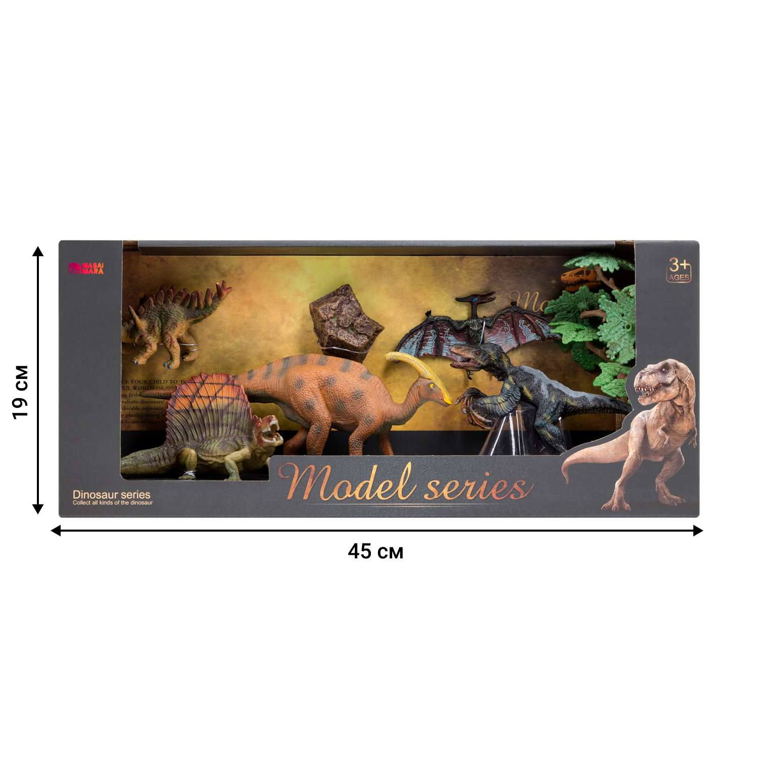 Набор фигурок Masai Mara Мир динозавров 6 предметов MM206-024 - фото 7