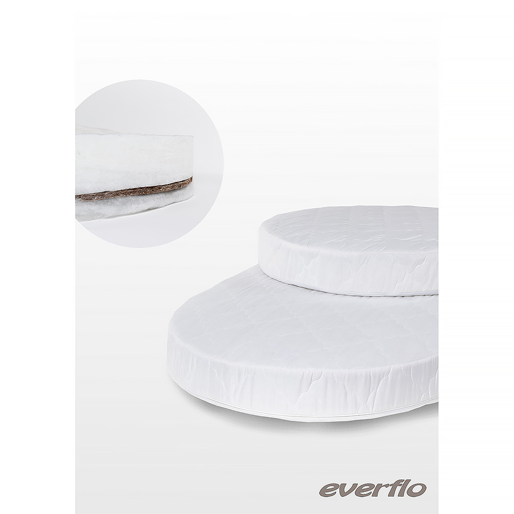 Комплект матрасов EVERFLO WhiteSet круглый + овальный EV-32 - фото 1