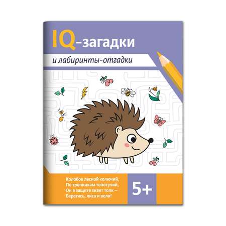 Книга ТД Феникс IQ загадки и лабиринты отгадки: 5+