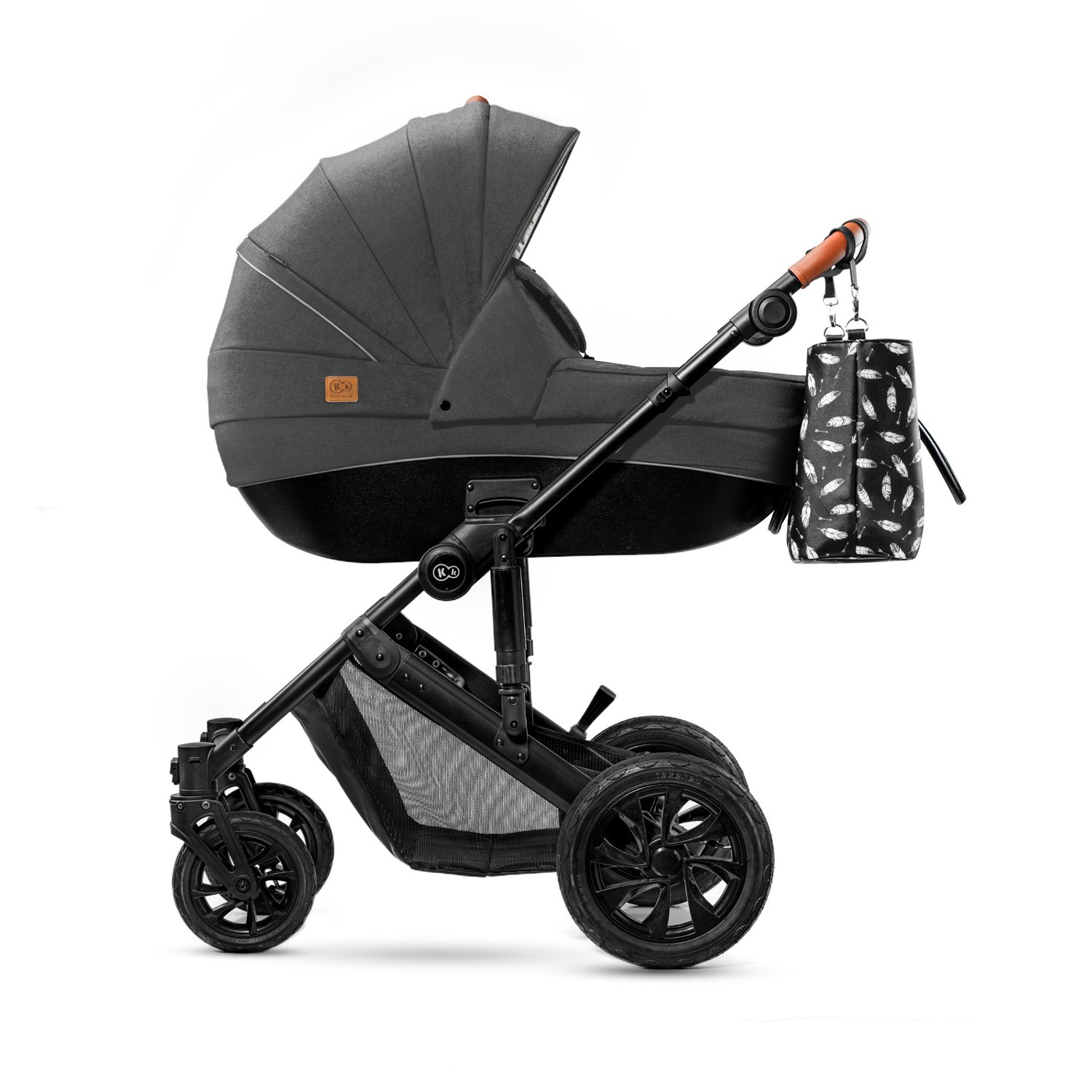 Коляска 2в1 Kinderkraft Prime 2020 Black - фото 2