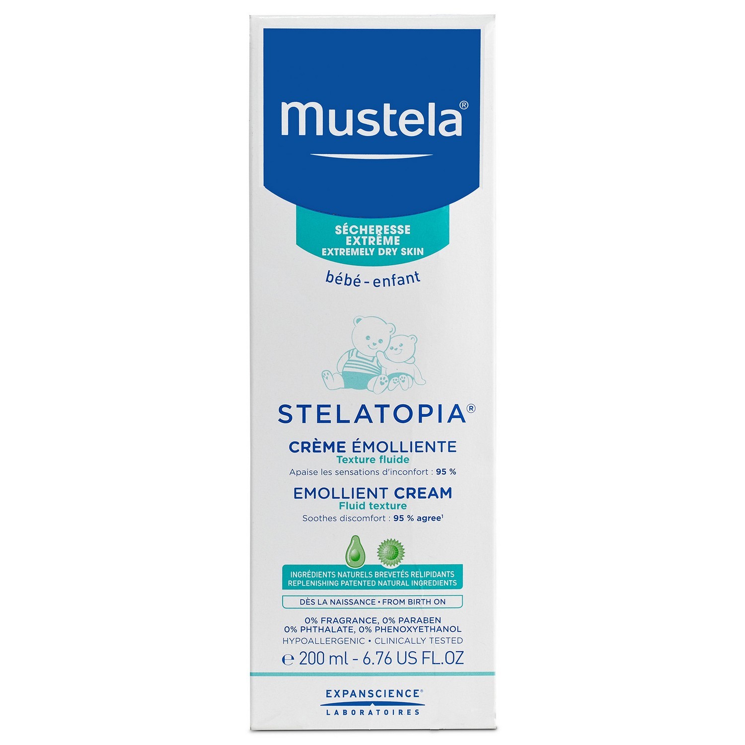 Крем Mustela Dermo-Pediatrics Stelatopia для кожи склонной к атопии смягчающий 200мл - фото 2