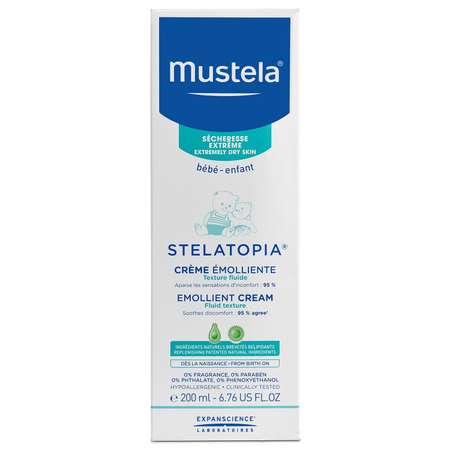 Крем Mustela Dermo-Pediatrics Stelatopia для кожи склонной к атопии смягчающий 200мл