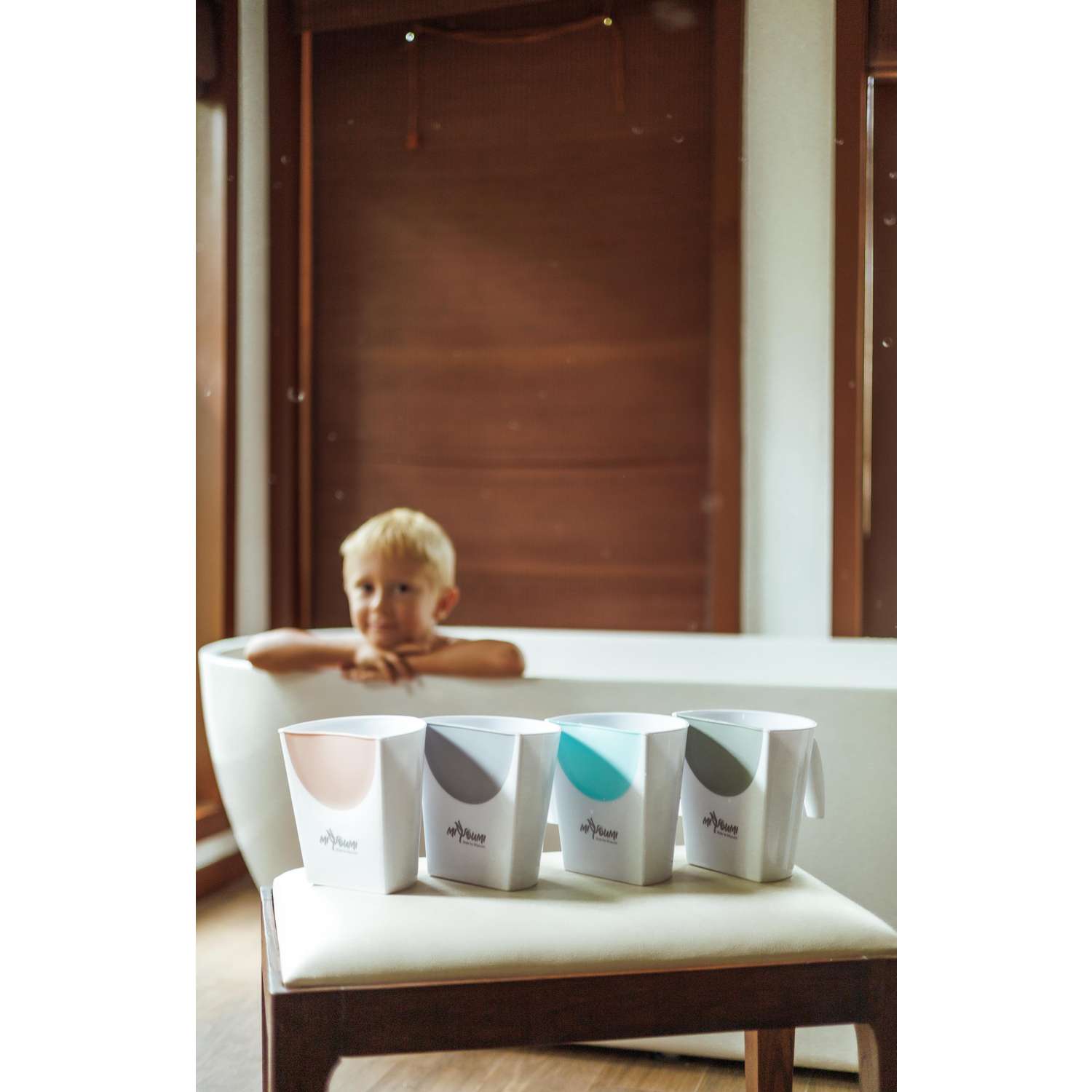 Ковш детский Miyoumi для купания и мытья головы - Blush - фото 8