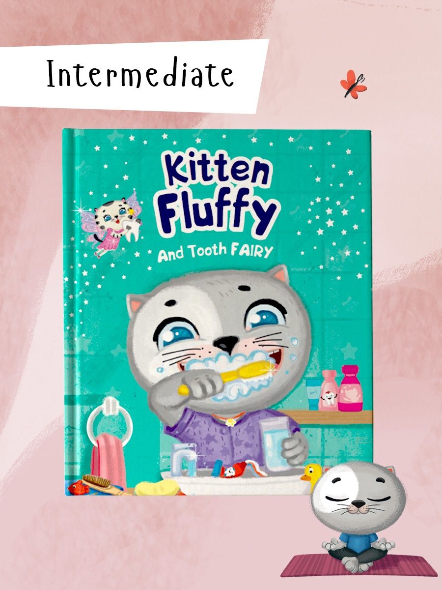 Книга Проф-Пресс на английском языке Kitten Fluffy and Tooth fairy - фото 2